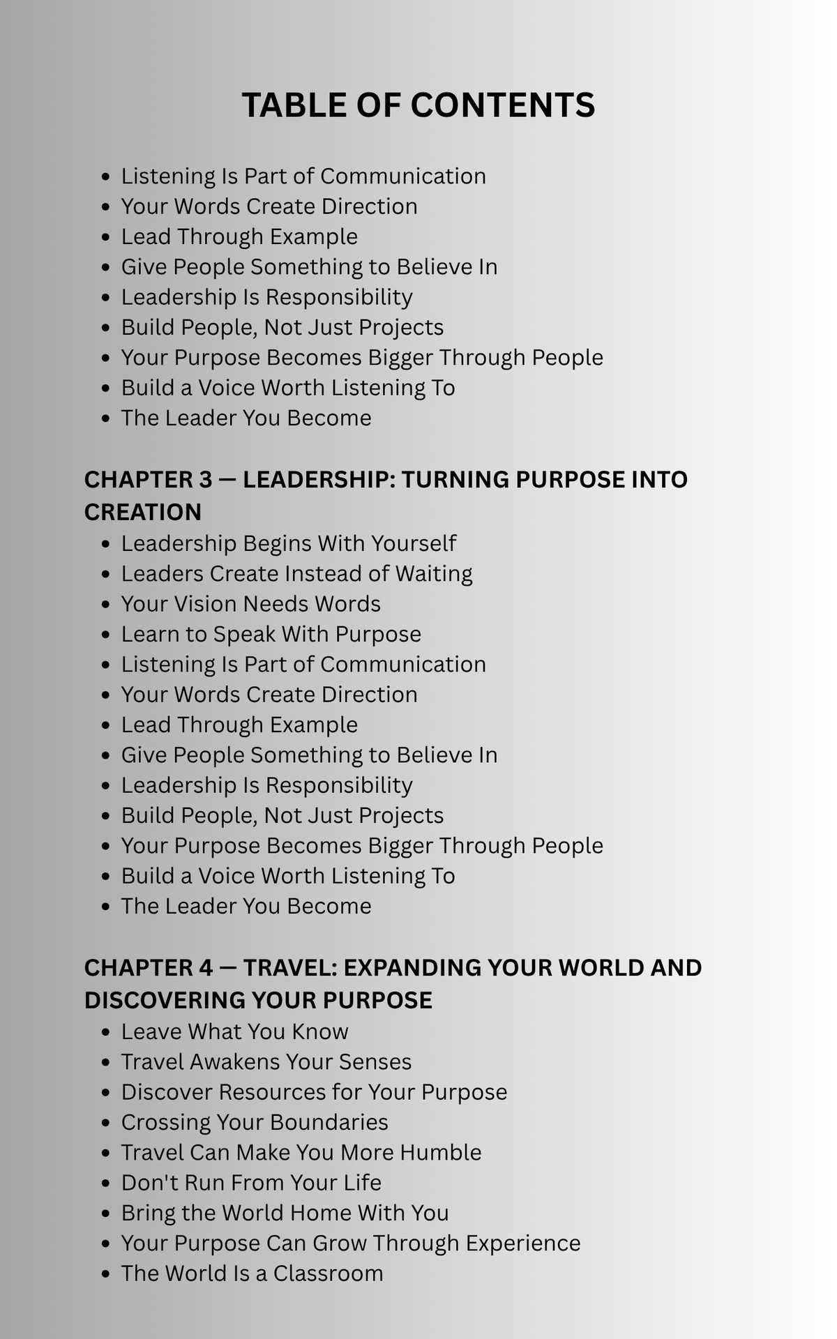 DISCIPLINE