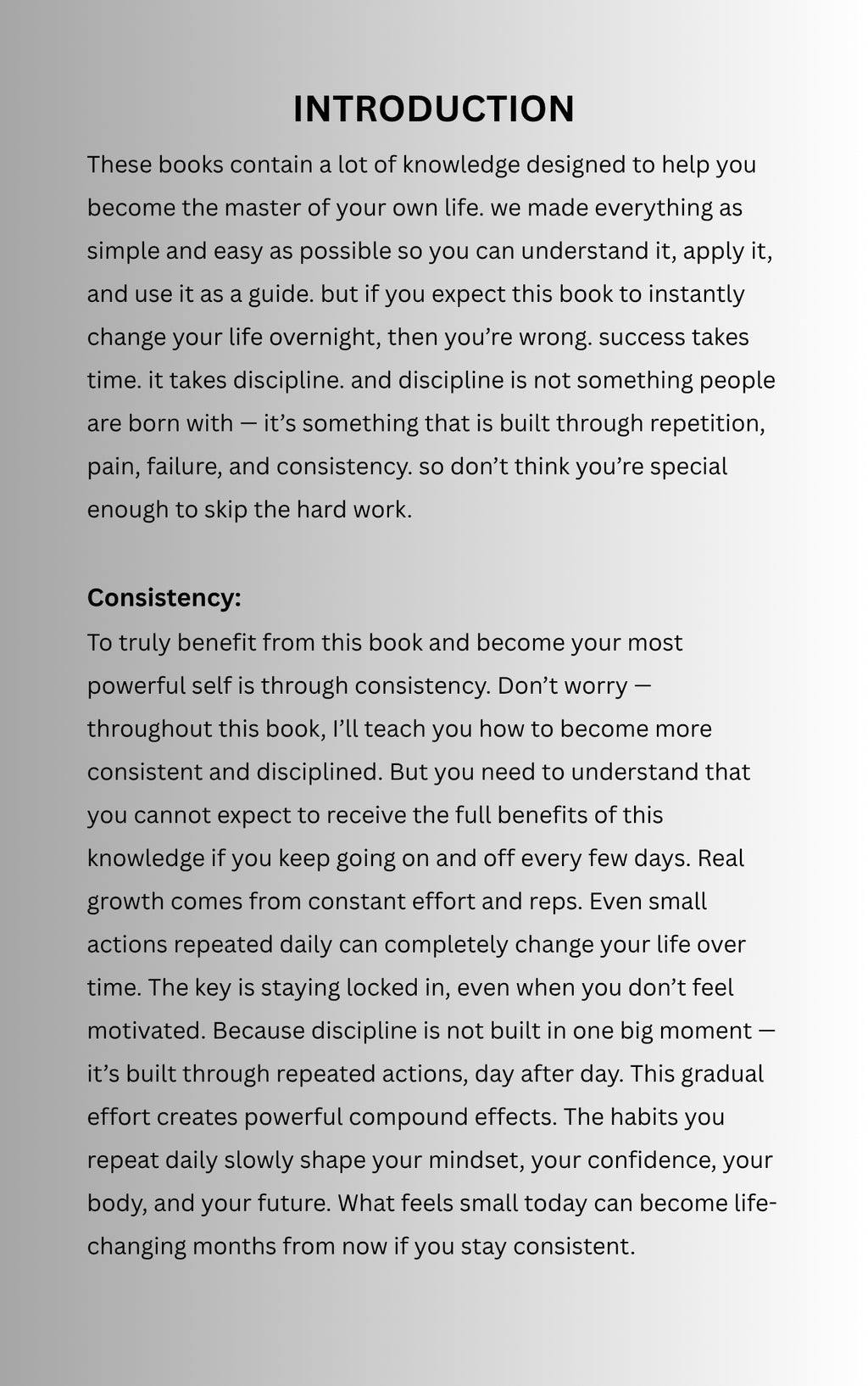 DISCIPLINE