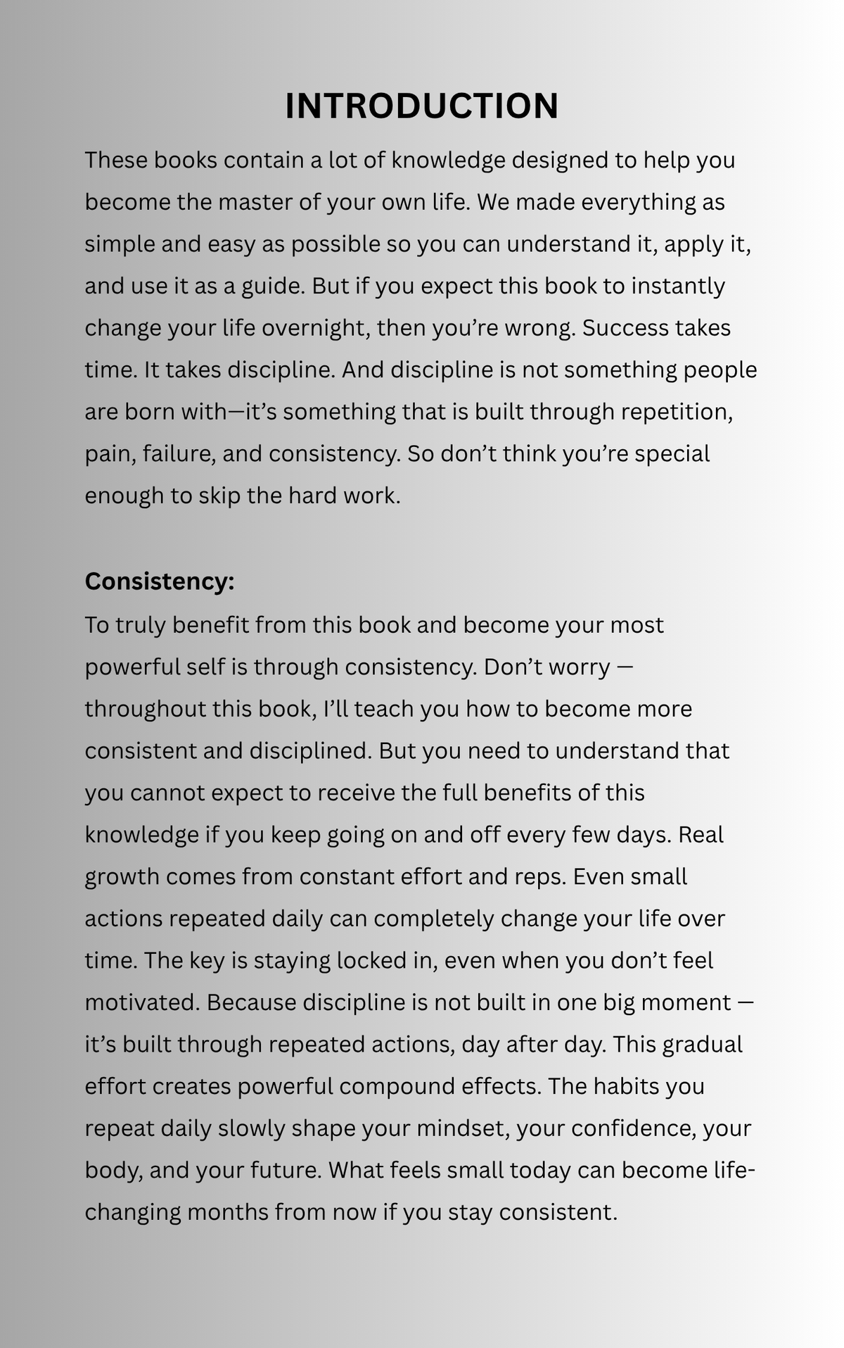 DISCIPLINE